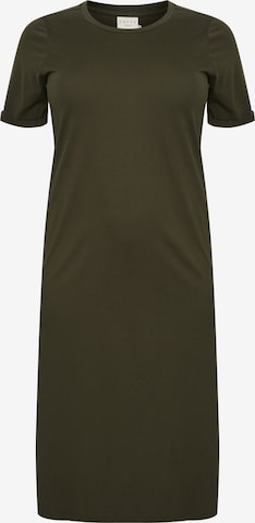 Rochie 'Caline' de la KAFFE CURVE pe verde: față