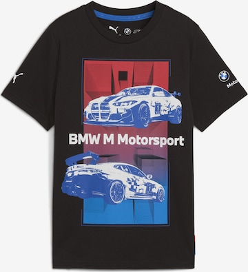 PUMA Performance shirt 'Puma x Bmw Motorsport' in Black: front