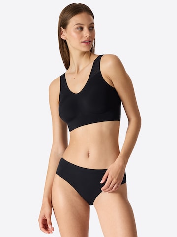 SCHIESSER Classic Bra ' Invisible Soft Lace ' in Black