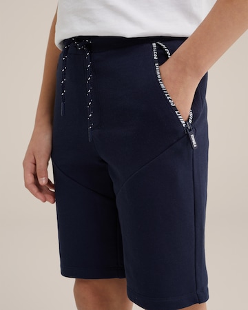 Coupe slim Pantalon de sport WE Fashion en bleu