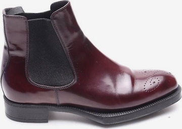 PRADA Stiefeletten 36 in Rot: predná strana