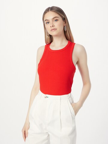 Top di TOMMY HILFIGER in rosso: frontale