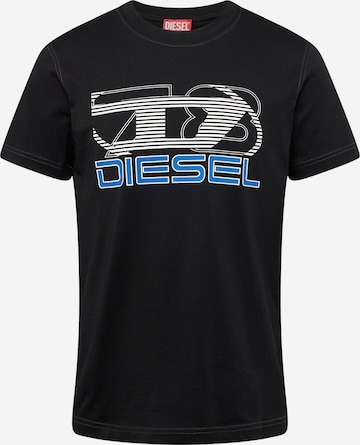 DIESEL Póló - fekete: elől