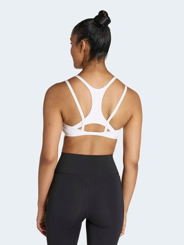 Bustier Soutien-gorge de sport ADIDAS PERFORMANCE en blanc