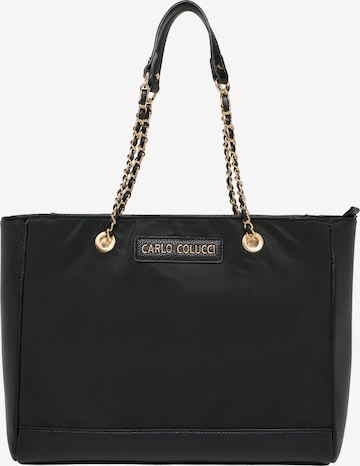 Carlo Colucci Shopper 'Faloci' in Schwarz: Vorderseite