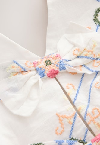 Next - Vestido en blanco