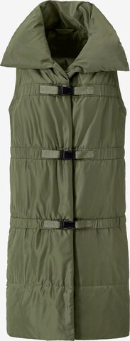 Gilet di heine in verde: frontale