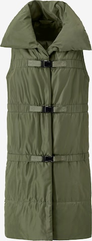 heine Bodywarmer in Groen: voorkant