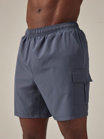 Next Loosefit Cargobroek in Blauw