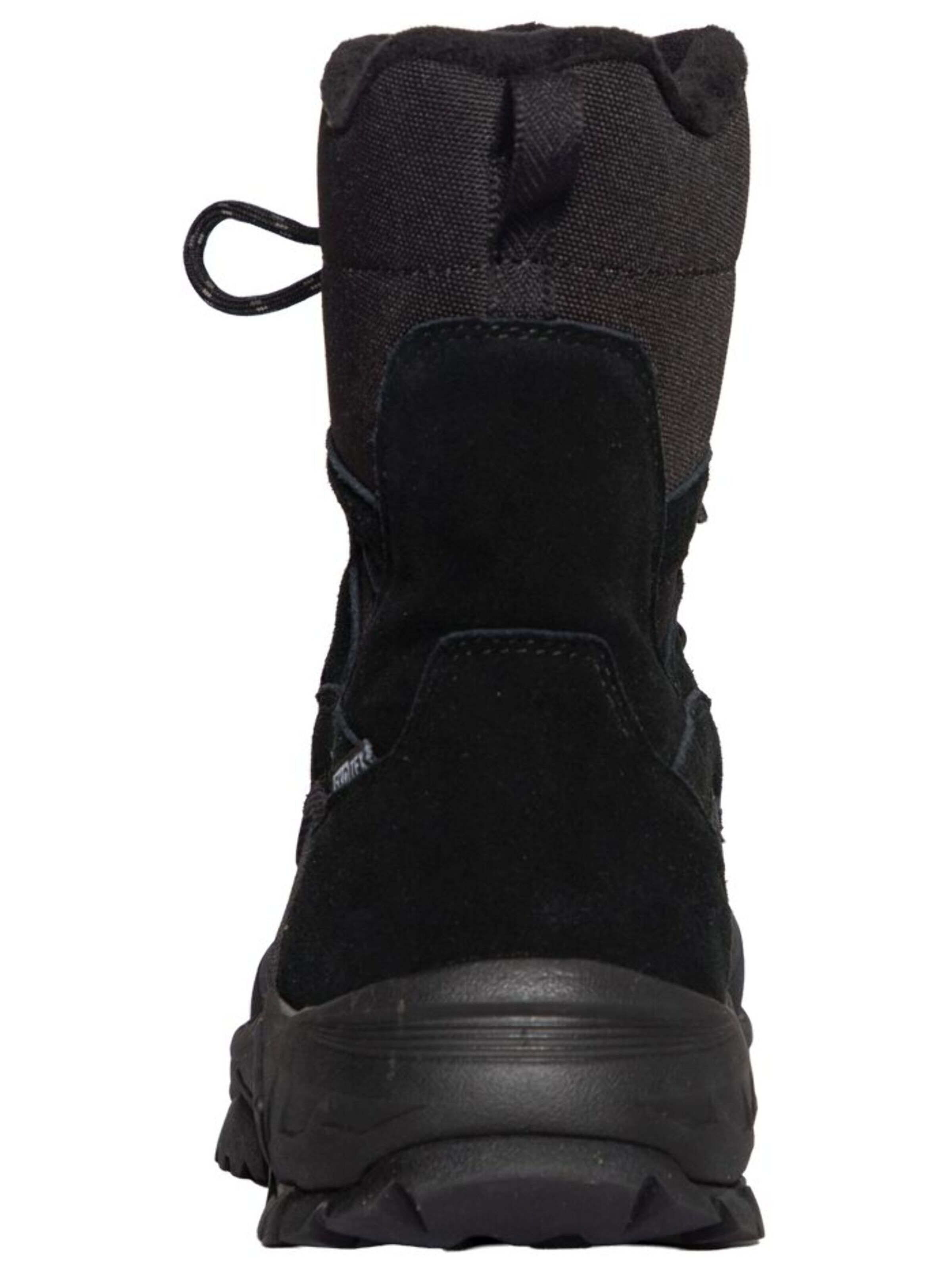 Boots stringati di SKOGAN in nero: dietro
