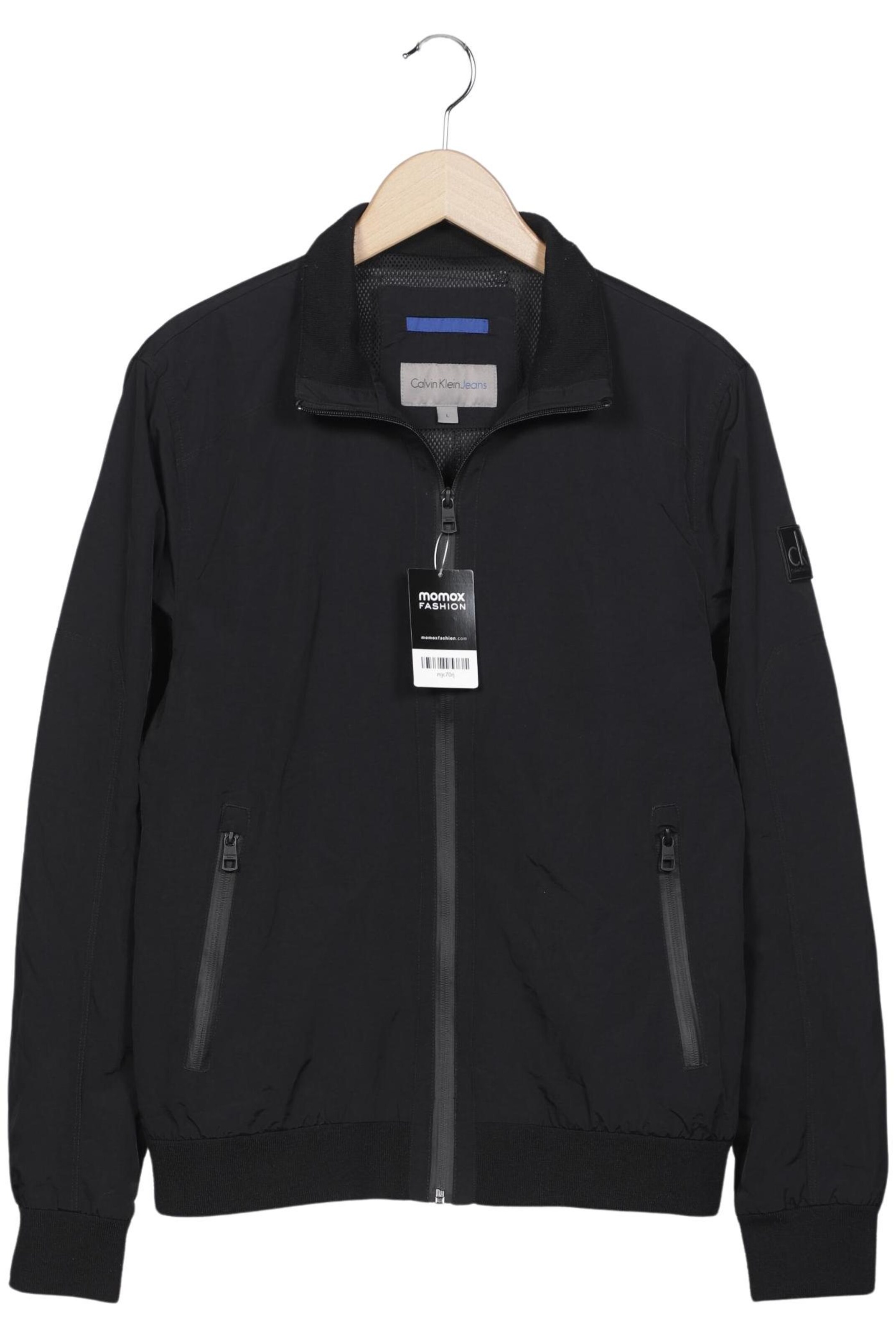 Calvin Klein Jeans Jacket & Coat in L in Black: front