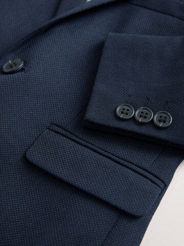 Next - Ajuste estrecho Chaqueta de traje en azul