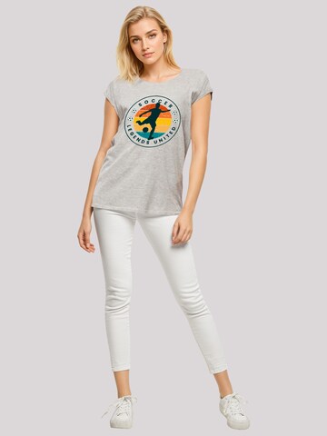 T-shirt 'Soccer Legends United' F4NT4STIC en gris