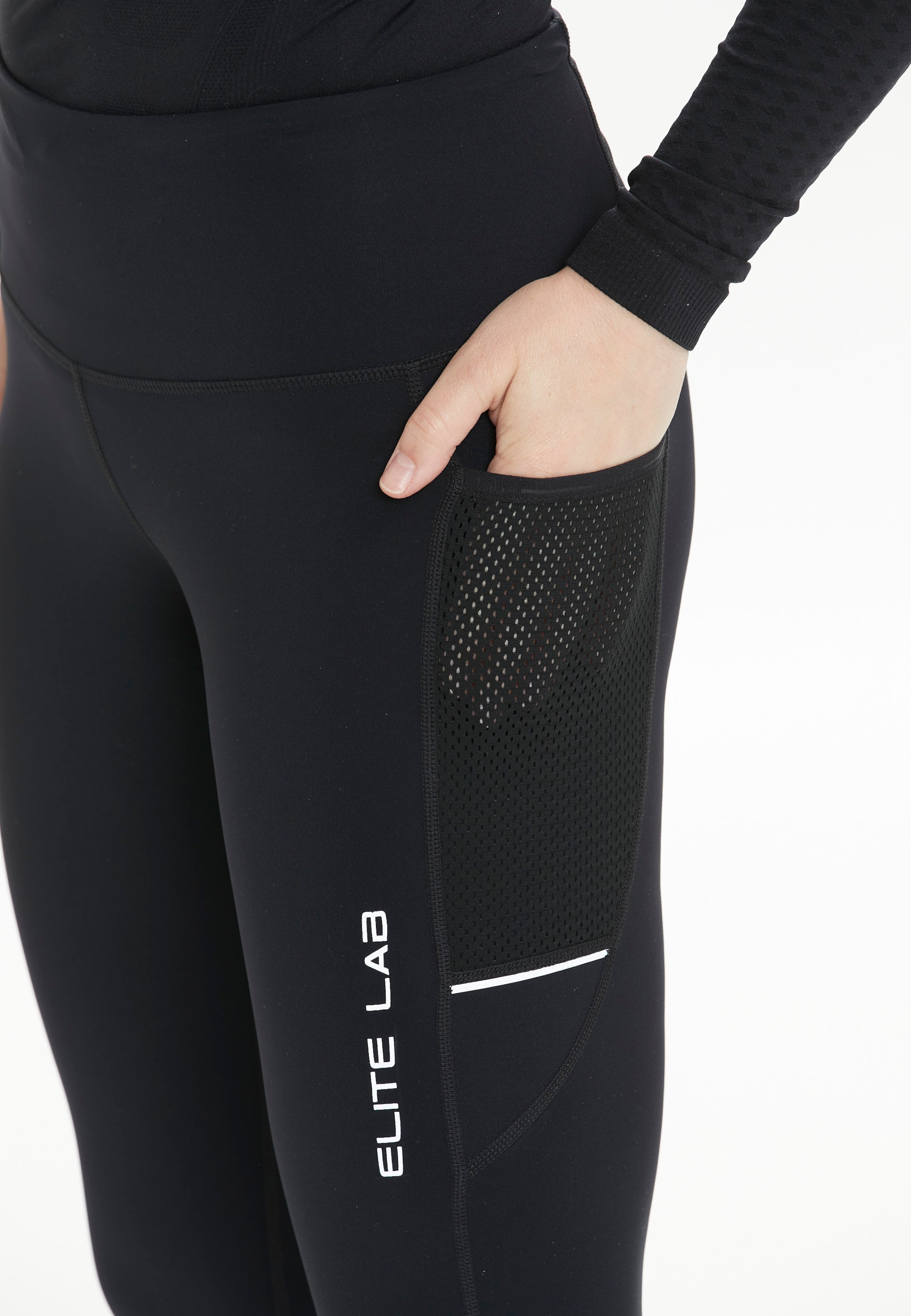 ELITE LAB Slim fit Athletic Pants in Black