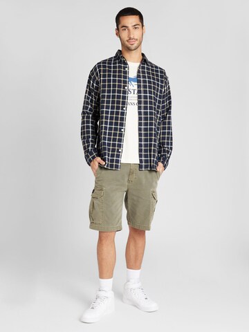 JACK & JONES - Regular Fit Camisa 'JAMES' em azul