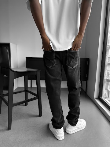 Regular Jean 'Regular Fit Washed Jeans' Kleidermafia en noir