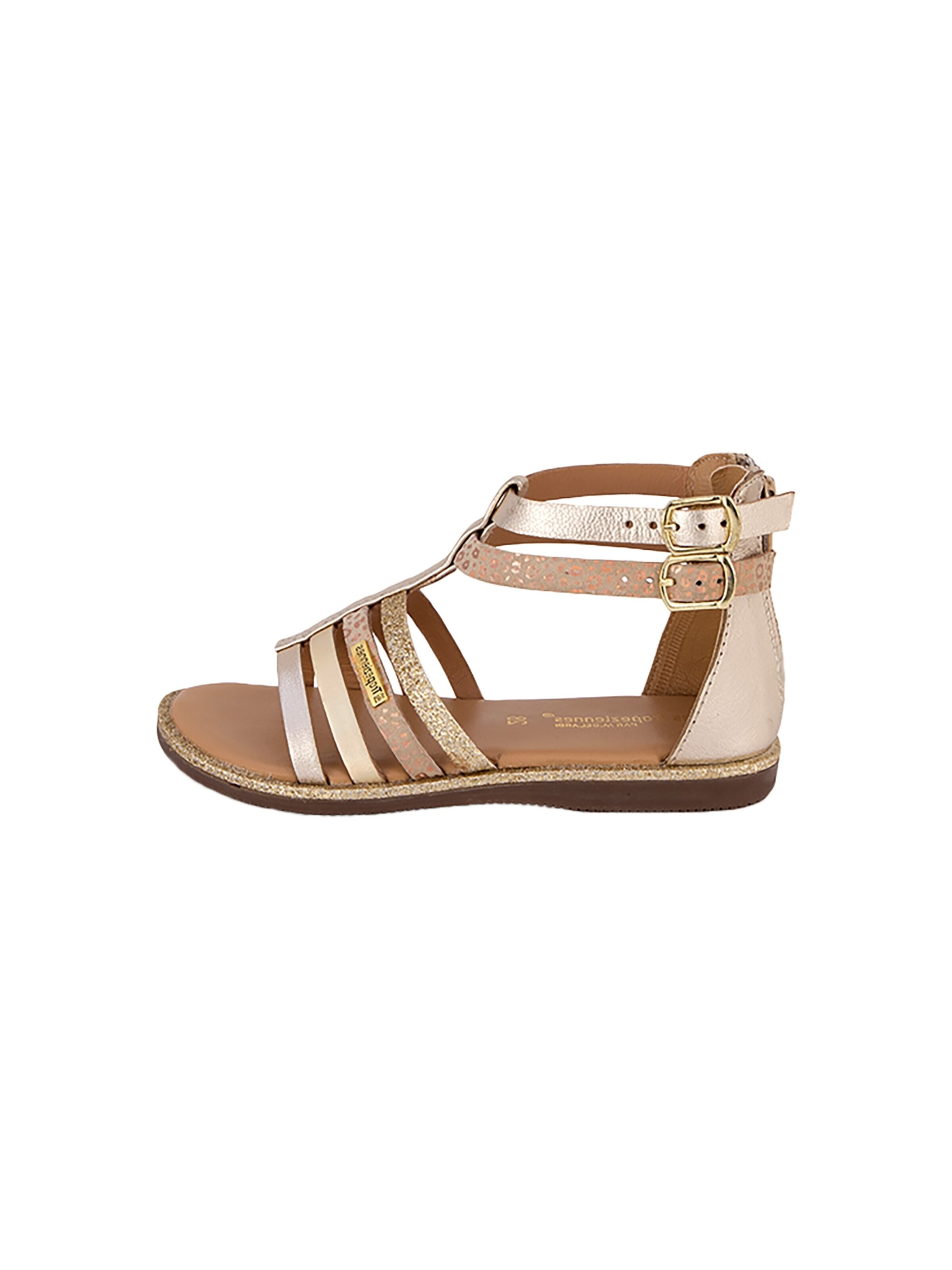 Sandales 'Iniame-Ledersandalen für Kinder' Les Tropéziennes en or : devant
