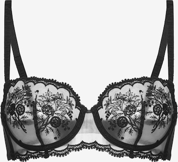 Simone Perele BH 'Intrigue' in Schwarz: Vorderseite