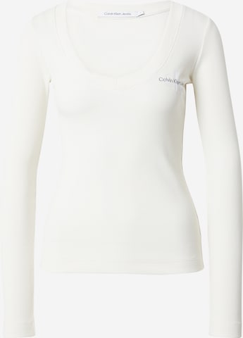 Calvin Klein Jeans - Camisa em branco: frente