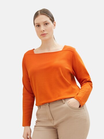 Tom Tailor Women + - Camiseta en naranja