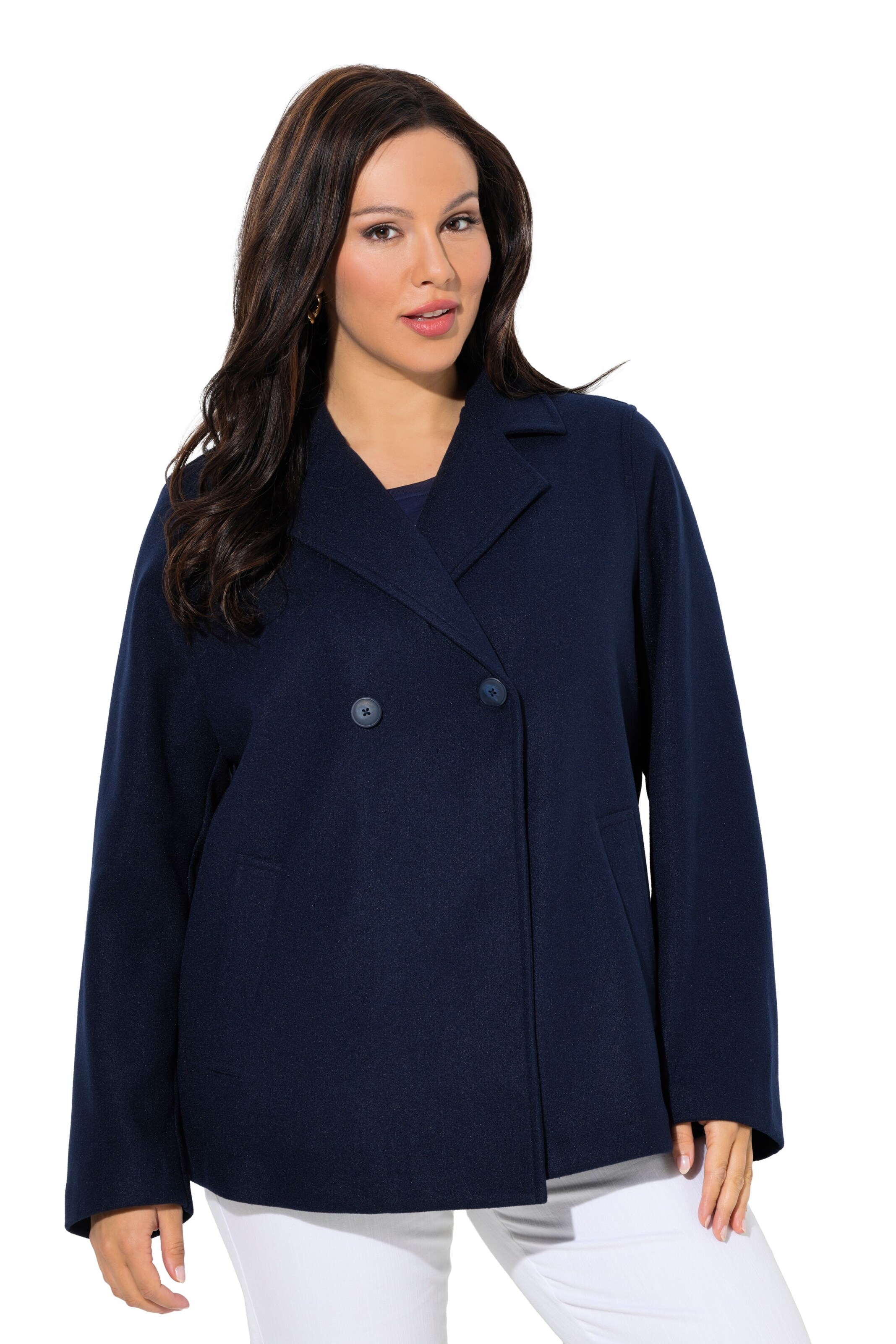 Ulla Popken Blazer in Blue: front