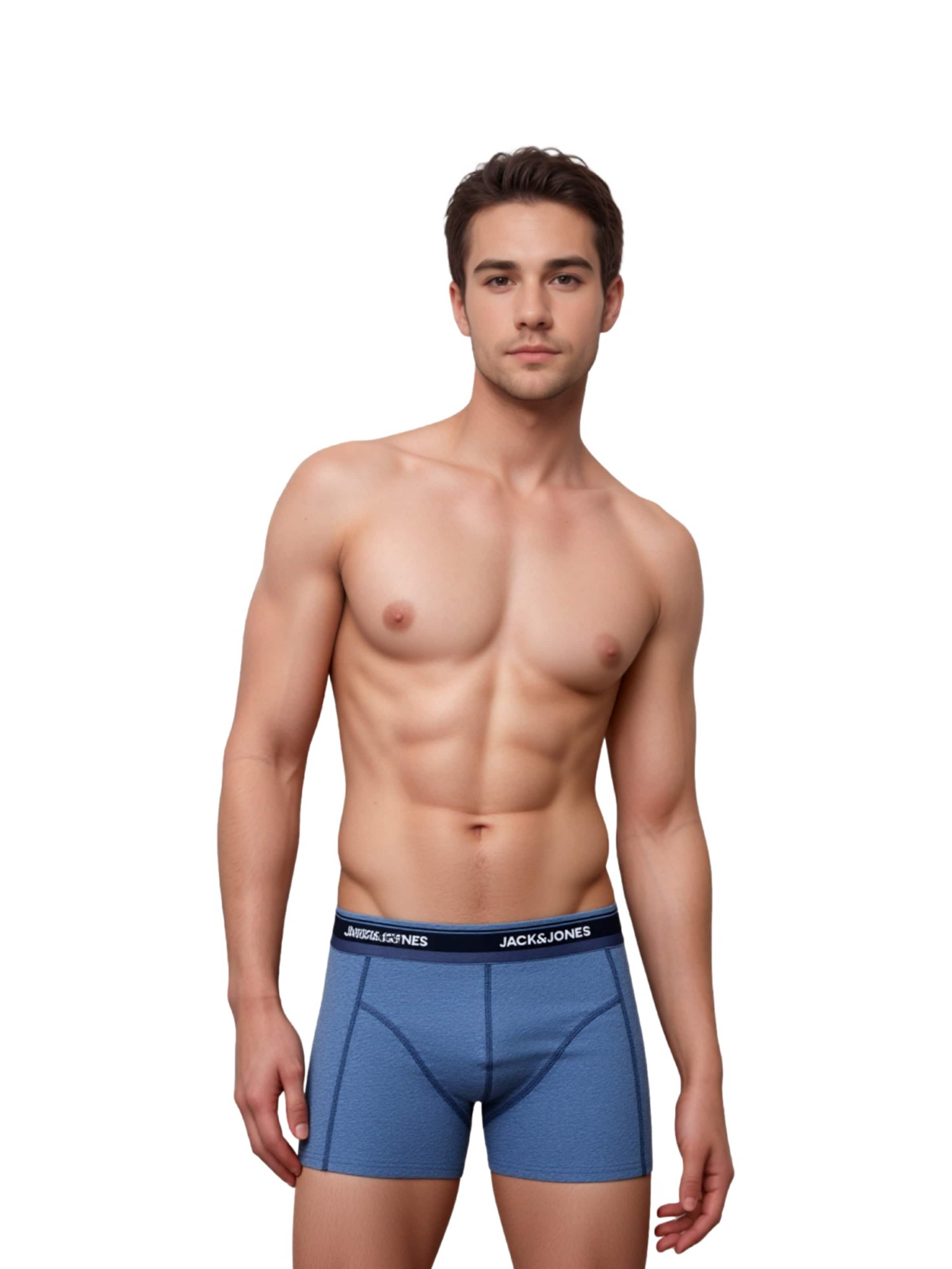 JACK & JONES Boksarice 'JACWELLS' | modra barva: sprednja stran