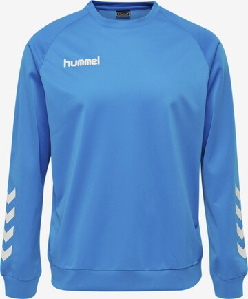 Hummel Athletic Sweatshirt 'Poly' in Blue: front