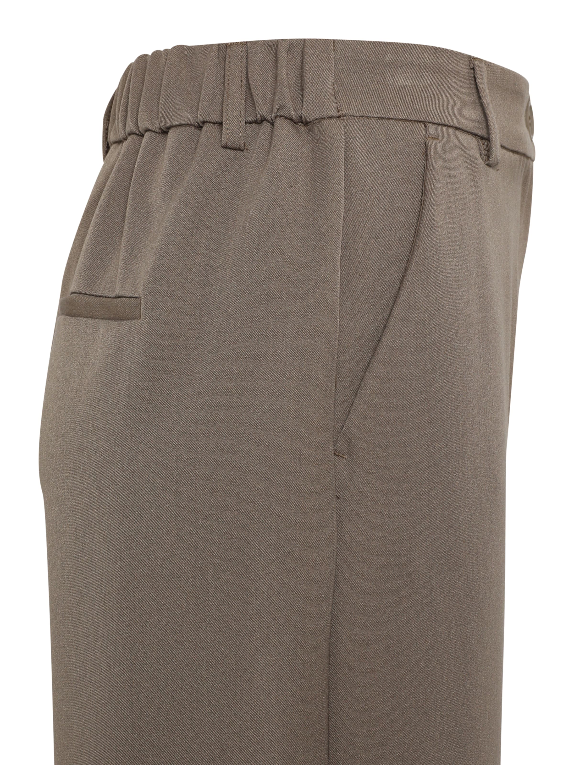 Wide Leg Pantalon 'PCKamil' PIECES en marron