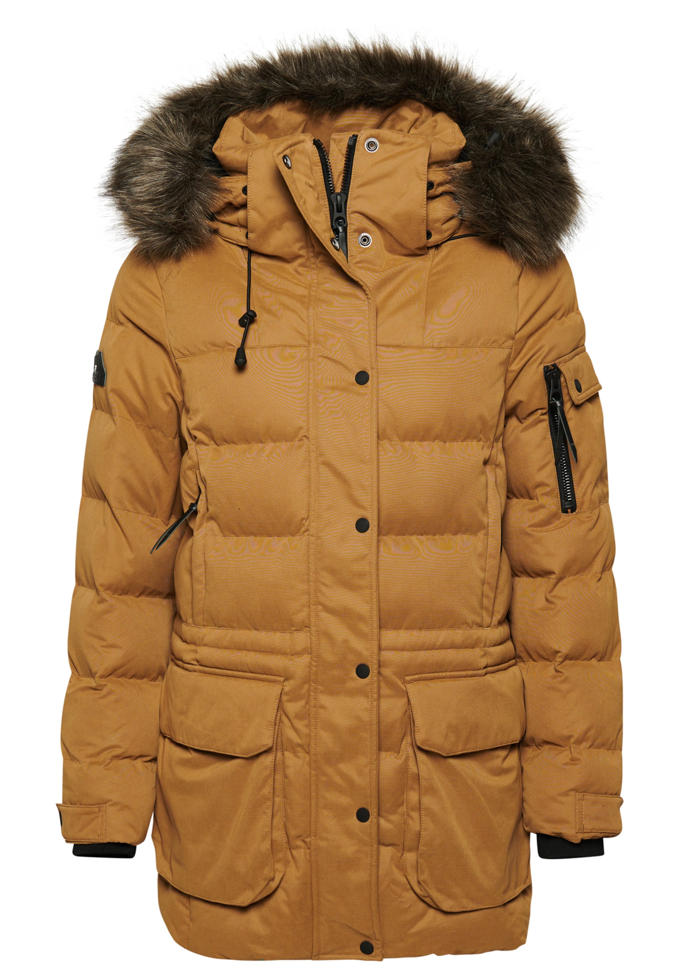 Parka invernale 'Expedition' di Superdry & Co in marrone: frontale