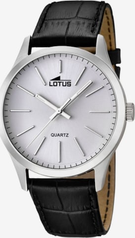 Lotus Analoog horloge in Wit: voorkant