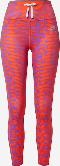 NIKE Pantalon de sport 'Epic Fast' en violet / orange, Vue avec produit