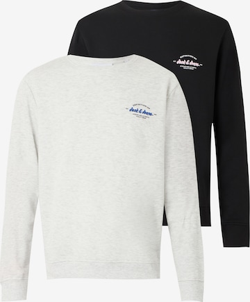 JACK & JONES - Sweatshirt 'JJBRANDON' em cinzento: frente
