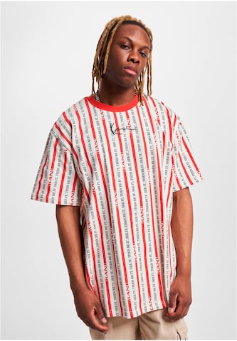 T-Shirt Karl Kani en rouge : devant