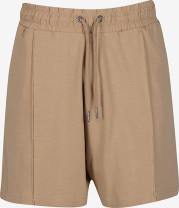 Pantalon Urban Classics en beige : devant