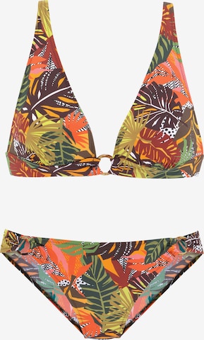 VIVANCE Triangel Bikini in Gemengde kleuren: voorkant