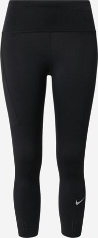NIKE Skinny Sportovní kalhoty 'Epic Luxe' – černá: přední strana