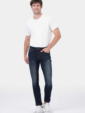 Jean M.O.D MIRACLE OF DENIM en bleu : devant