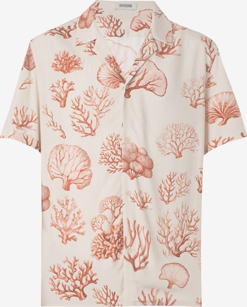 oranžinė DRYKORN Patogus modelis Marškiniai 'BIJAN_2 10': priekis