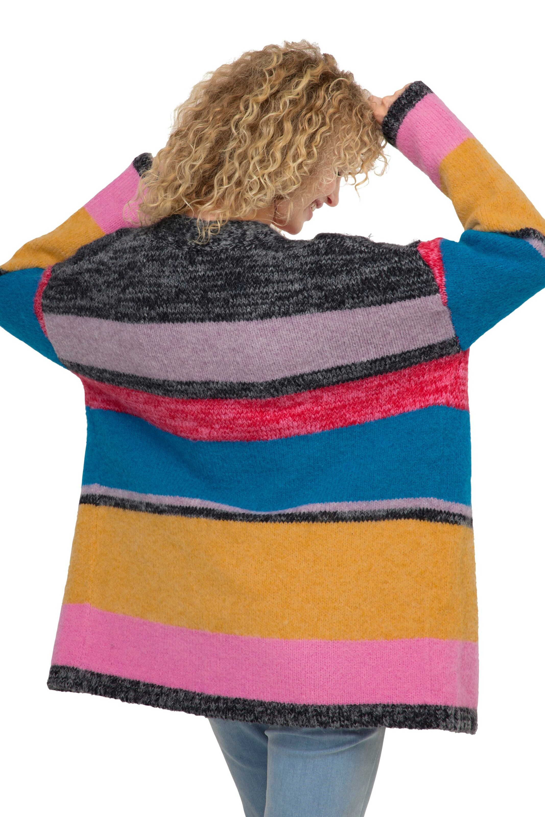 LAURASØN Knit cardigan in Mixed colours