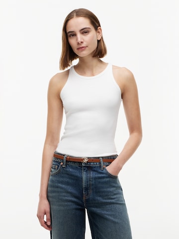 Haut TOMMY HILFIGER en beige : devant