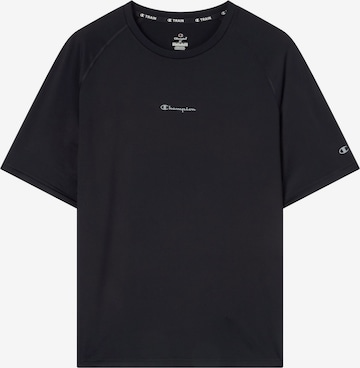 melns Champion Authentic Athletic Apparel Sporta krekls: no priekšpuses
