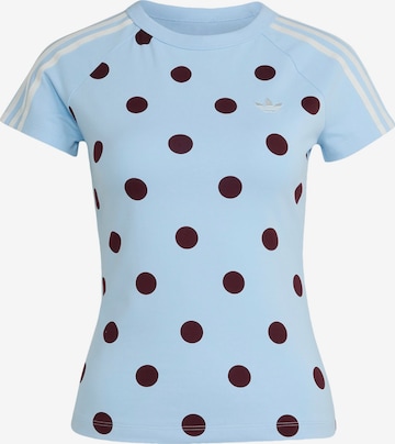 T-shirt ADIDAS ORIGINALS en bleu : devant