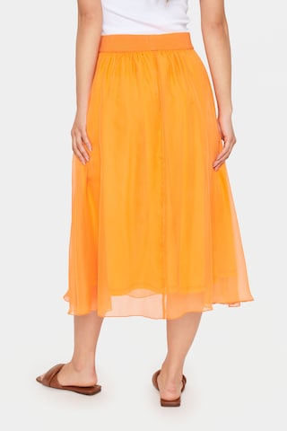 SAINT TROPEZ Skirt 'Coral' in Orange