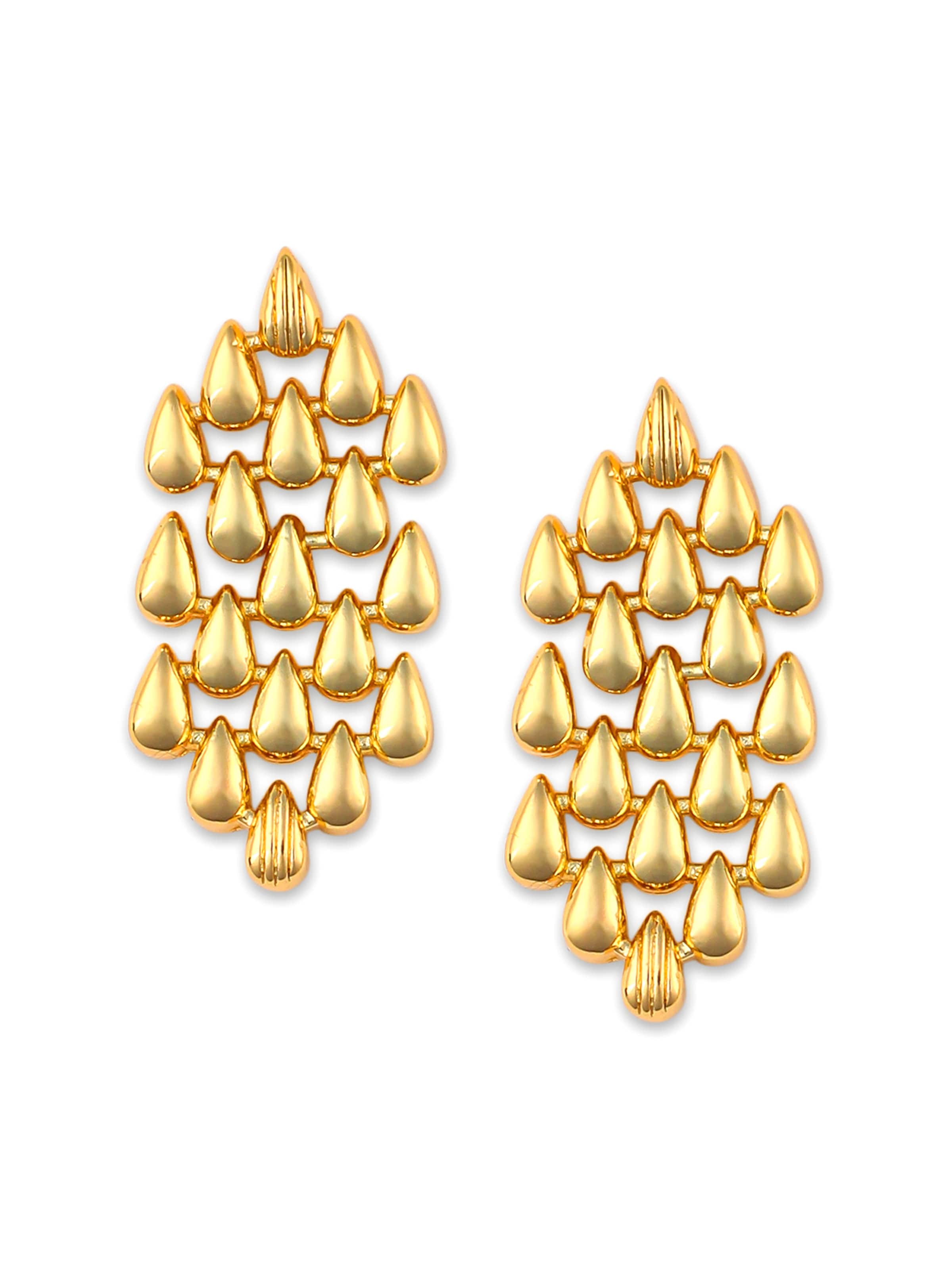 Cercei 'Tammy' de la SOHI pe auriu: față