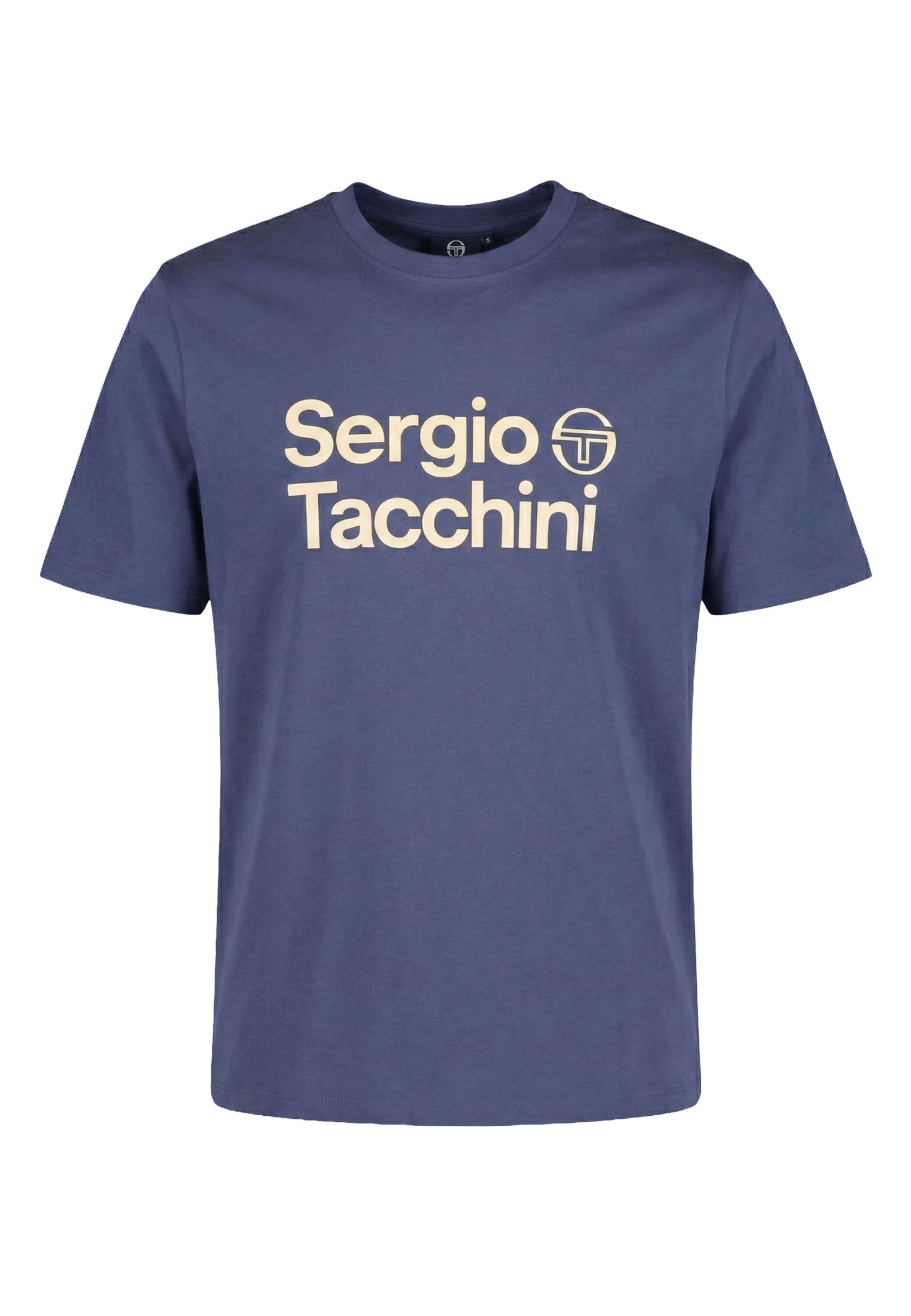 Sergio Tacchini - Camisa em azul: frente