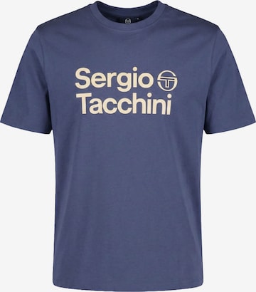 T-Shirt Sergio Tacchini en bleu : devant