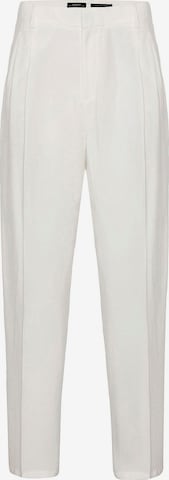 AntiochBaggy Hlače s naborima - bež boja: prednji dio