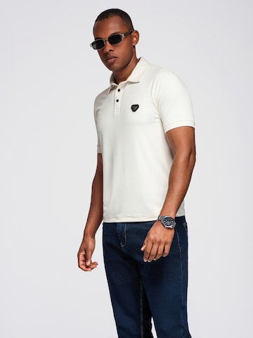Ombre Shirt‌ in Weiß