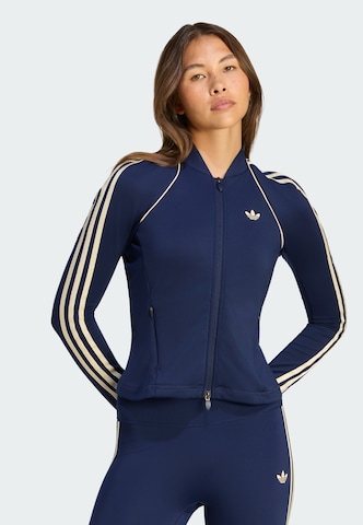 ADIDAS PERFORMANCE Athletic Jacket 'SST' in Blue: front