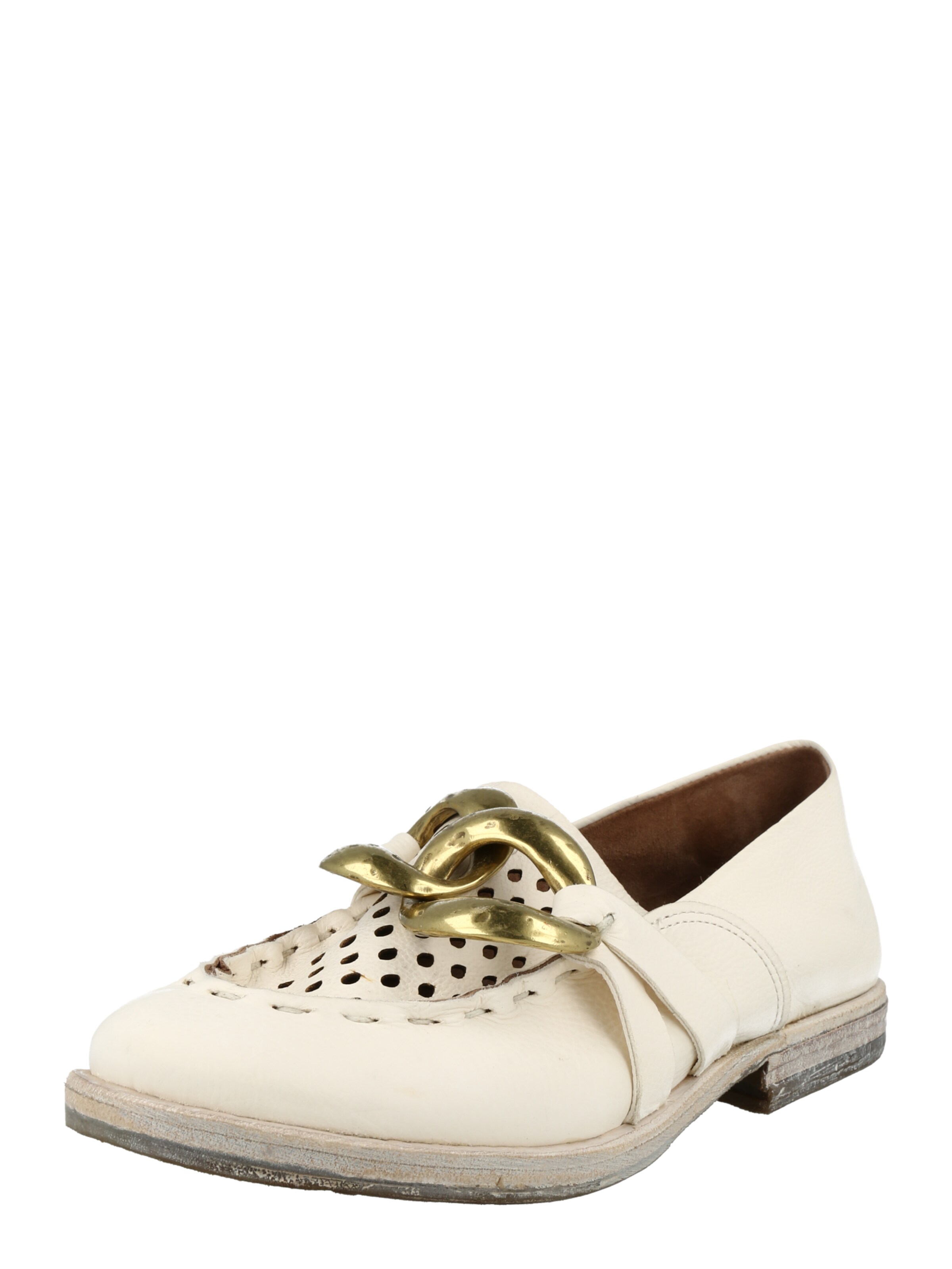 A.S.98 Slipper 'Zeport' in Weiß: Vorderseite